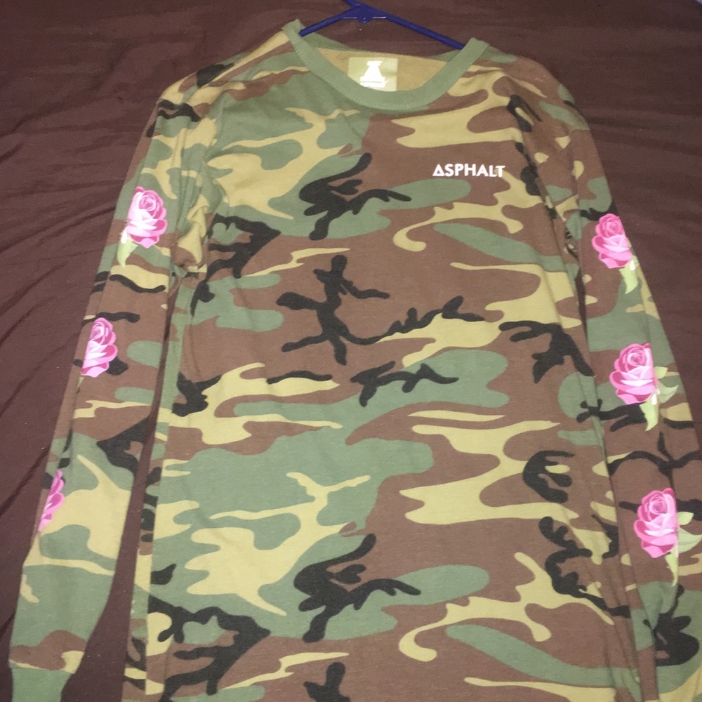 CAMO ASPHALT LONG SLEEVE